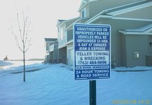 Private Property towing service company in Princeton, MN